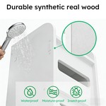 Topika Slim Bathroom Storage Cabinet with Paper Holder for Small Spaces