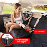 Topika Dog Car Seat Cover Waterproof Back Seat Protector