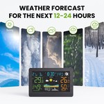 Topika Wireless Weather Station Thermometer, High-Definition Color Display