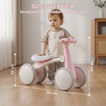 Topika Toddler Bike Balance Bike with Music & Light Up Wheels