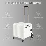 Topika Carts with Wheels Folding Foldable Cart Stair-Climbing Box