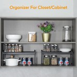 Topika -Vertical Adjustable Expandable Counter Top Shelving Shelf Organiser