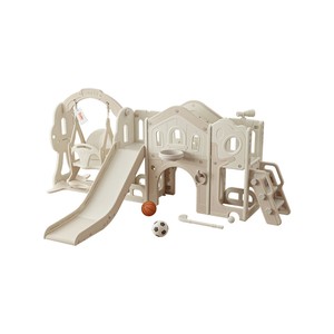 Topika Kids Slide & Swing Set, Slide for Toddlers, Outdoor and Indoor Play