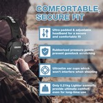 PROHEAR Slim Shooting Ear Protection Earmuffs with NRR 26dB Noise Reduction