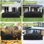Topika-Patio Furniture Cover Outdoor Rain Proof Heavy-Duty Waterproof Cover