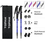 Topika - Hiking Sticks Anti-Shock Trekking & Walking Poles Super Light