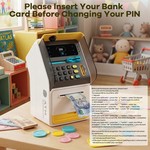 Topika Kids Piggy Bank ATM Money Safe with Card & Password