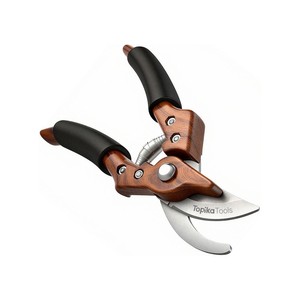 Topika - Garden Pruning Shears, Heavy Duty Stainless Steel Hand Clippers