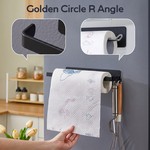 Topika - Magnetic Paper Towel Holder, No Drill Fridge Kitchen Roll Holder