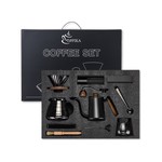 Topika - Pour Over Coffee Set, Hand coffee bean grinder Dripper Flask