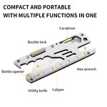 Topika Box Cutter Knife, Retractable Utility with SK5 Carbon Steel Blade
