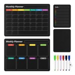 Topika - Fridge Planner Magnetic 4pcs Weekly Planner Shopping List Set