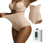 Lekkon Seamless High-Waist Shaping Briefs for Women Waist & Tummy Sculpting