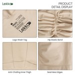 Lekkon Seamless Shaping Shorts for Women High-Waist Tummy & Thigh Sculpting