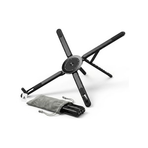 Topika - Adjustable Folding Laptop Stand With Magnetic Phone Holder