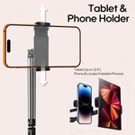Topika Tablet Floor Stand Adjustable With Wheels For Tablets And Phones