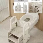 Topika Foldable Toddler Step Stool with Safety Rails, Height Adjustment
