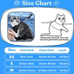 TopikaPet - Adjustable Cat Harness and Leash Set for Walking and Safety