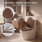 Topika - Toilet Seat with Soft-Close Hinges, Round Toilet Lid