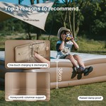 Naturehike Air Mattress with Built In Pump, Inflatable Mattress Air Bed