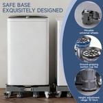 Topika Washing Machine Stand with Wheels, Adjustable Multi Functional Base
