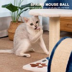 Topika Cat Tree Tower, Play House for Kittens with Scratcher Pole & Tree