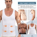 Topika - Compression Vests For Men Men Seamless Shaper Vest Tummy Control