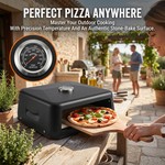 Topika Portable Pizza Oven Grill, Multifunctional Outdoor Pizza Maker