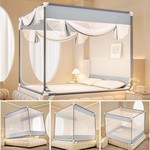 Topika Full Bed Mosquito Net Anti-Drop Canopy for 1.5M/1.8M Bed