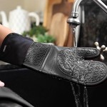Topika - Silicone Oven Mitts Extra Long Heat Resistant 260 C - 2 Pack