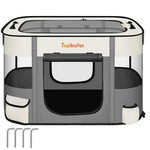 Topika Foldable Dog/Cat Tent Playpen Portable Pet Indoor/Outdoor Cage