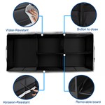 TopikaAuto 90L Car Trunk Organiser with Cooler Box Insulated Storage Bag