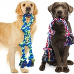 Topika Dog Tug Rope Toy Set for Large & Medium Aggressive Chewers