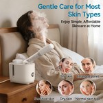 Topika Nano Facial Steamer with 360 Rotating Nozzle for Home Spa Skincare