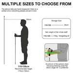 Naturehike Trekking Poles, 5 Sections Telescopic Hiking & Walking Sticks