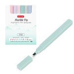 ZEYAR - 8 Spring Colour Highlighter Set, Single Chisel Tip, Precise Note