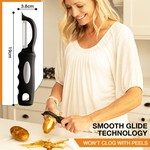 Topika Potato Peeler for Kitchen, Stainless Steel Vegetable Peeler