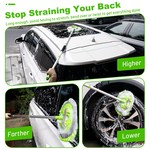 Topika - Car Wash Mop Kit, Long Handle, Brush, Microfiber Cloths & Squeegee