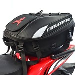 Motocentric Motorcycle Tail Bag, Helmet Backpack Motorcycle Rear Seat Bag