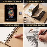 Topika - Sketch Pencil Artists Pencil Set, 50Pcs Drawing Pencil Set