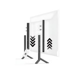 Topika Universal TV Stand, Height Adjustable, 70kg Load For 32-85" TVs