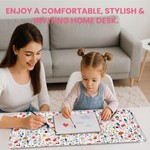 Topika Mousepad, Mouse Pads And Mouse Mats For Laptops Pink Floral Desk Pad