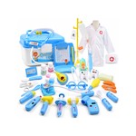 Topika Kids Doctor Kit for Dress-Up, Pretend Clinic Play 35 Pieces