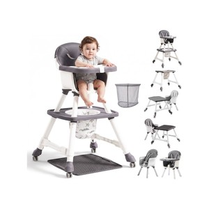 Topika 7-in-1 Baby High Chair for Daily Feeding, Play & Toddler Meals