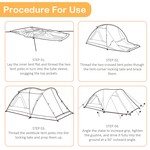 Naturehike Camping Tent 8/10 Person Waterproof 2-Layer Outdoor Family Tent
