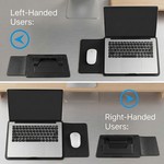 Topika 14 Inch 3-in-1 Laptop Sleeve with Stand & Adapter Pouch