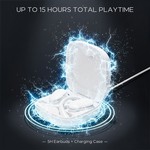 Topika - Earpods With Hooks Hooked Earphones Waterproof Earbuds