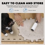 Topika Foldable cat cub cat house 2 tier felt cat beds&Round Hole Design