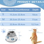 TopikaPet - Soft Cat Cone Collar Adjustable, Lightweight, Prevents Licking