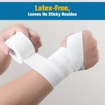 Topika 6-Pack 6m Athletic Sports Tape, Strong Hold, No Residue, Latex-Free